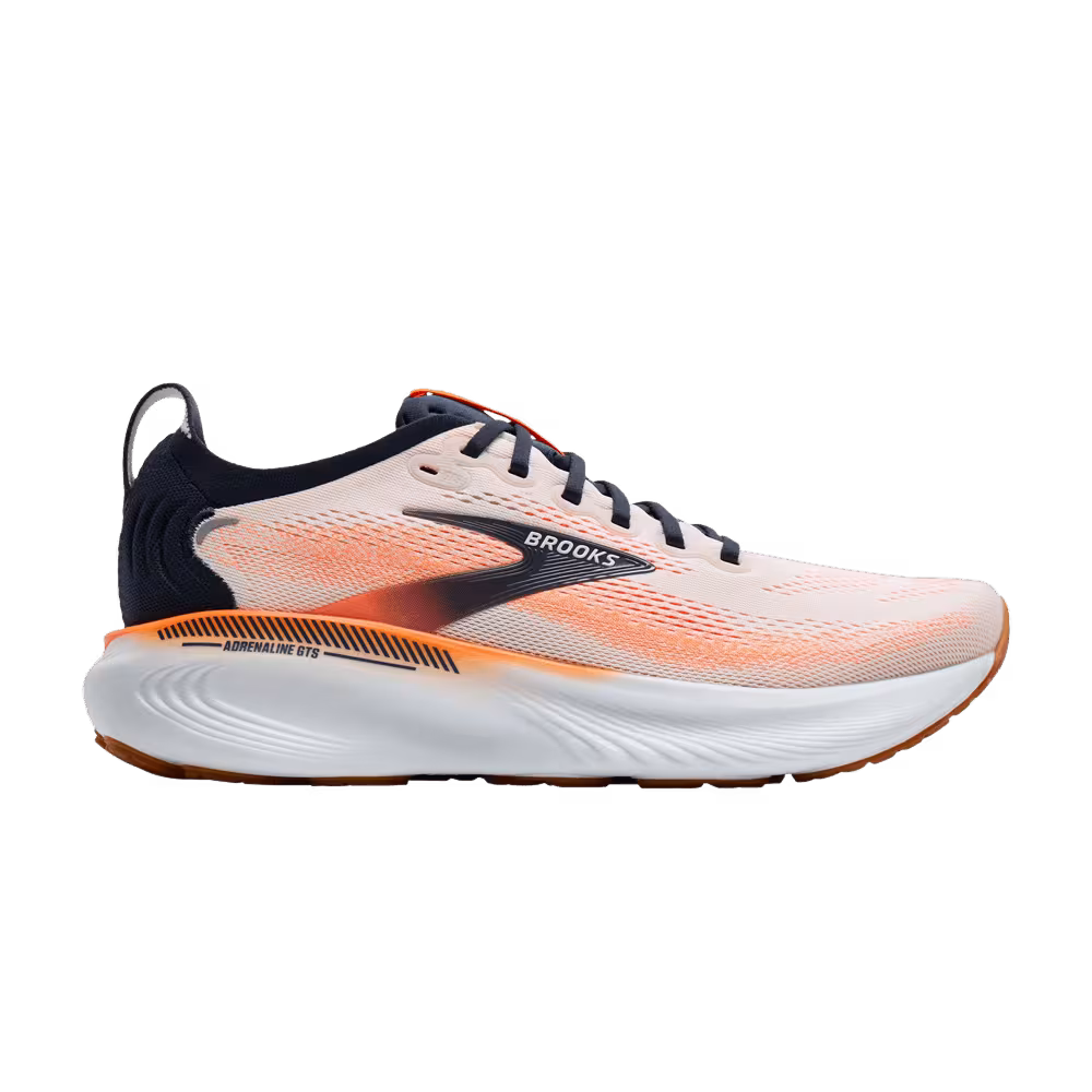 Brooks Adrenaline GTS 25 White Spellbound Orange