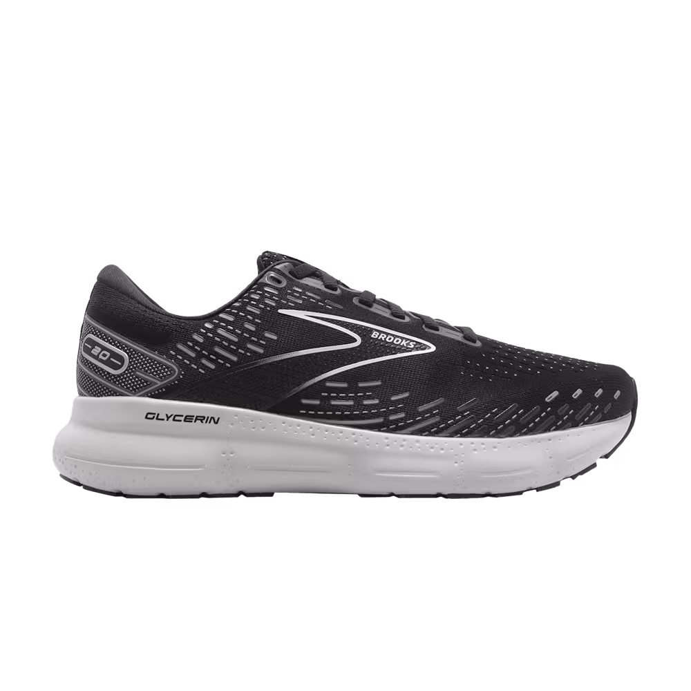 Brooks Glycerin 20 2E Wide Black Alloy