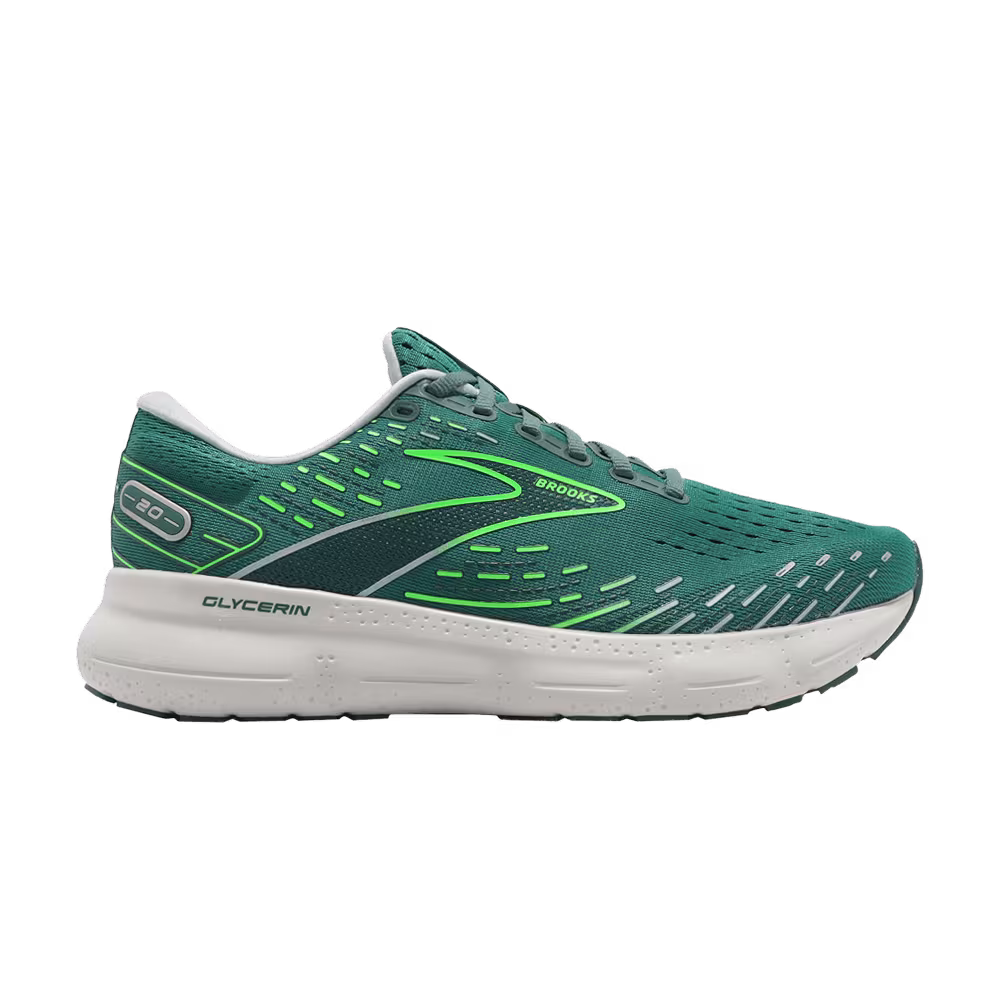 Brooks Glycerin 20 Kayaking Green Gecko