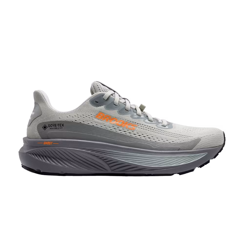 Brooks Ghost 17 GORE-TEX Smoke Primer Grey Orange