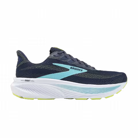 Brooks Ghost 17 2E Wide 'Peacoat Lime Blue'