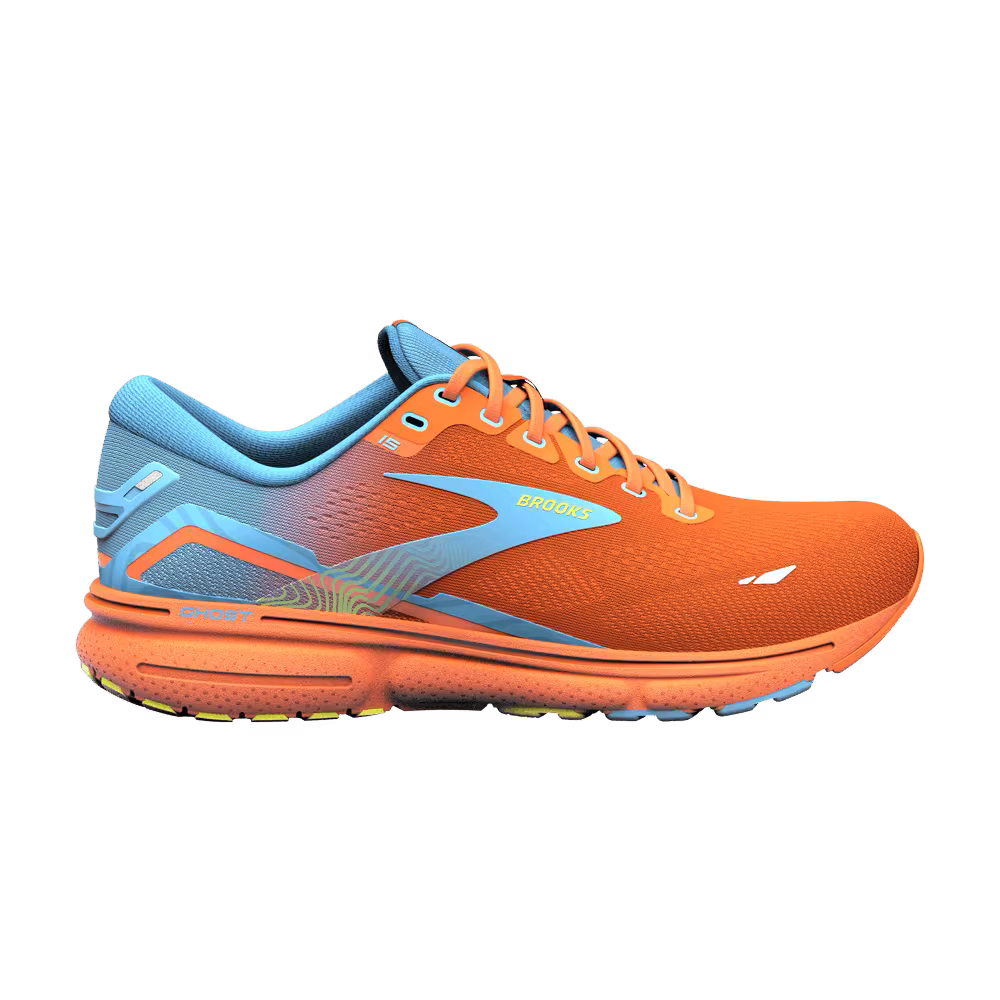 Brooks Ghost 15 Orange Blue