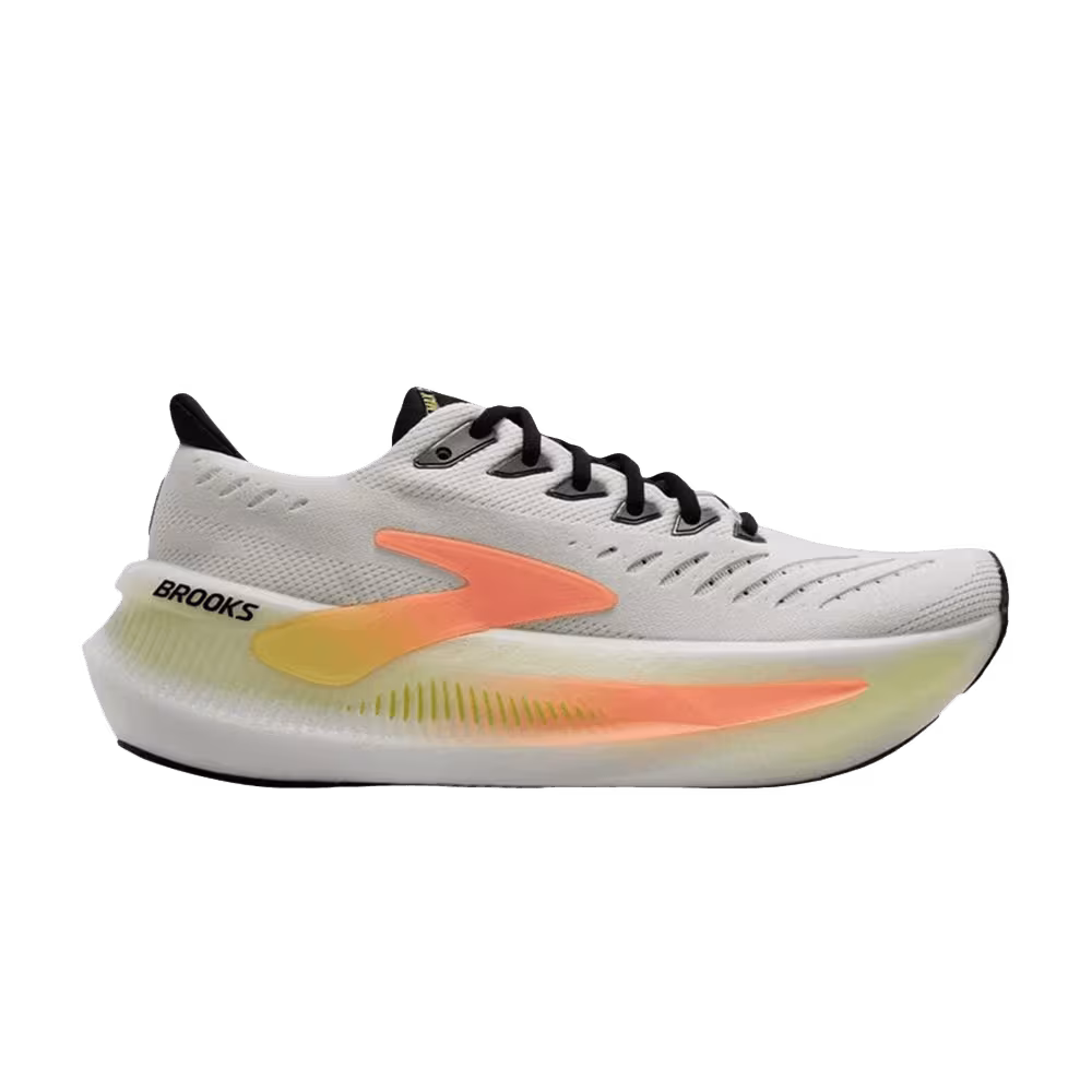 Brooks Women's Glycerin Max 2 White Cyber Yellow Nightlife