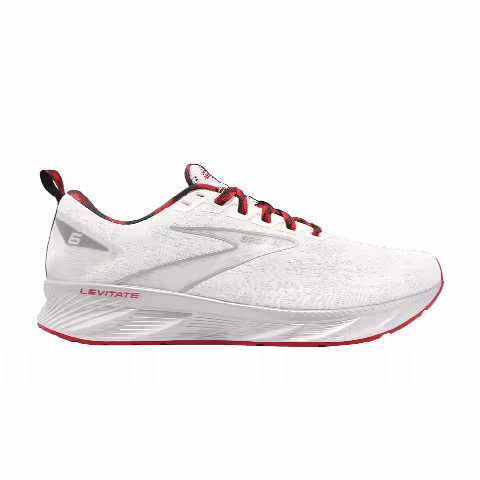 Brooks Levitate 6 'White Red Silver'