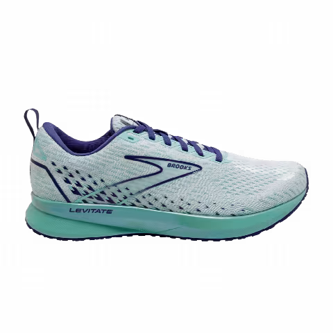 Brooks Wmns Levitate 5 'White Aqua'