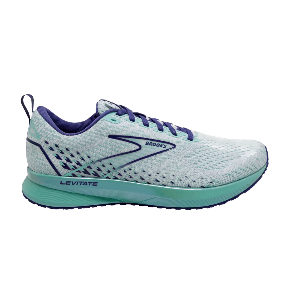 Brooks Women's Levitate 5 White Aqua