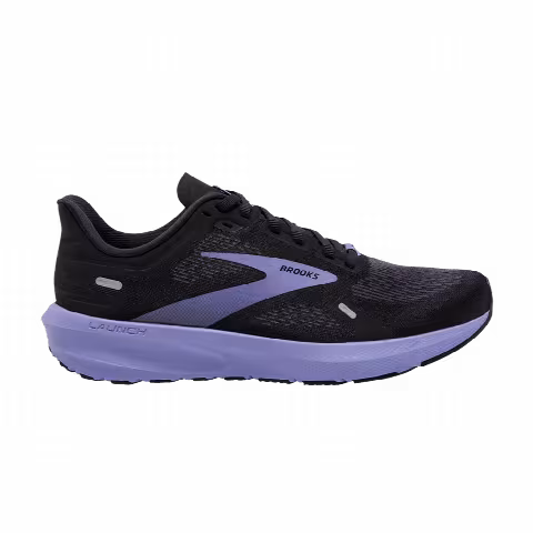 Brooks Wmns Launch 9 'Black Ebony Purple'