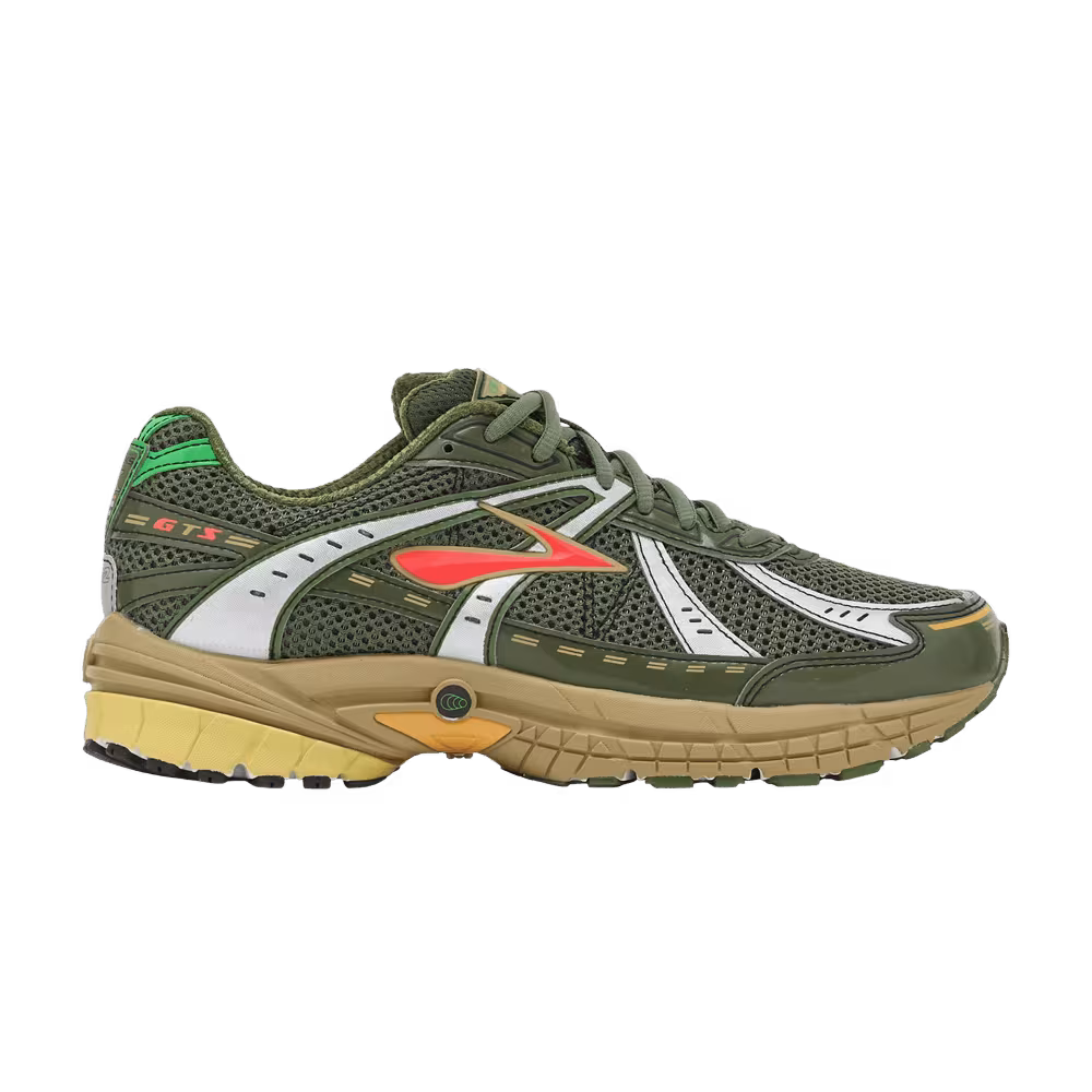 Brooks Adrenaline GTS 10 Forest Green Red