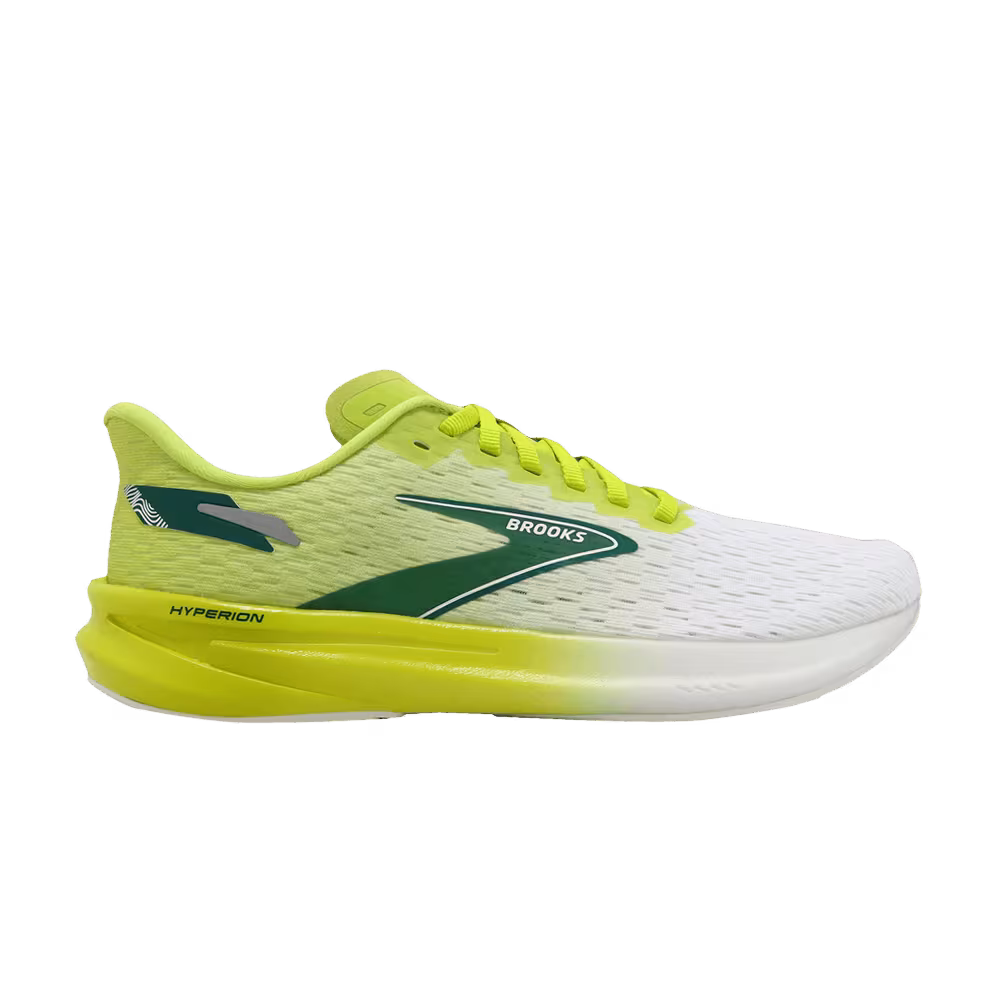 Brooks Hyperion Lime Green White
