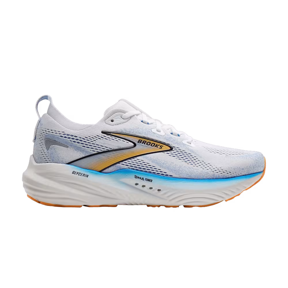 Brooks Glycerin 22 White Cobalt Orange