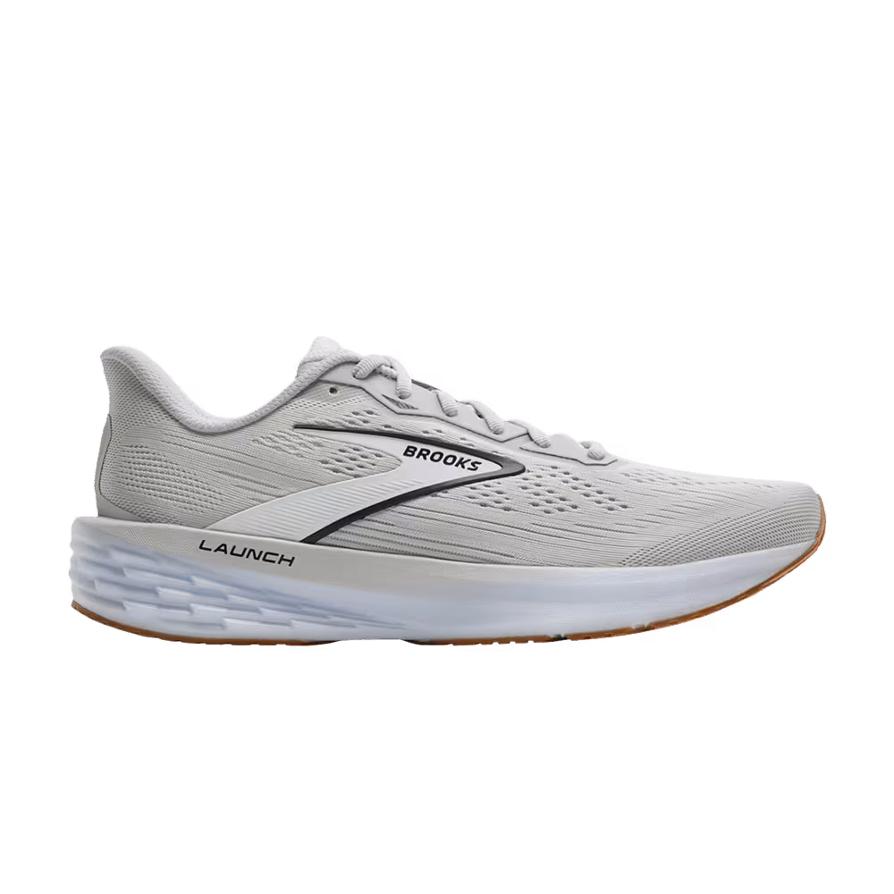 Brooks Launch 12 Oyster White Phantom