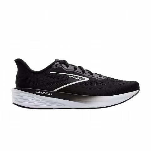 Brooks Launch 12 'Black Grey White'