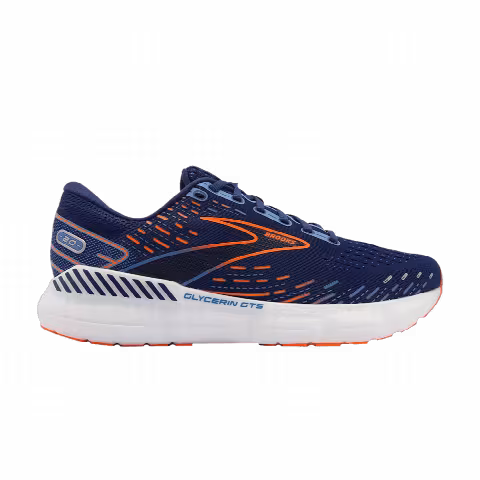 Brooks Glycerin GTS 20 2E Wide 'Blue Depths Orange'
