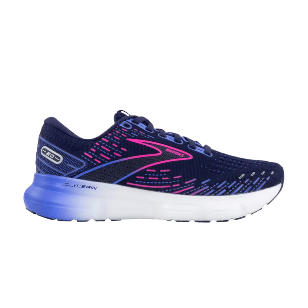 Brooks Women's Glycerin 20 Wide Peacoat Pink