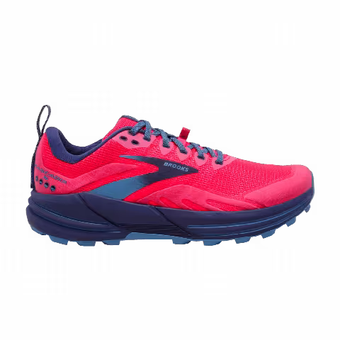 Brooks Wmns Cascadia 16 B Wide 'Pink Cobalt'
