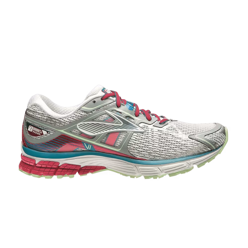 Brooks Women's Ravenna 6 Wide Raspberry Paradise Green