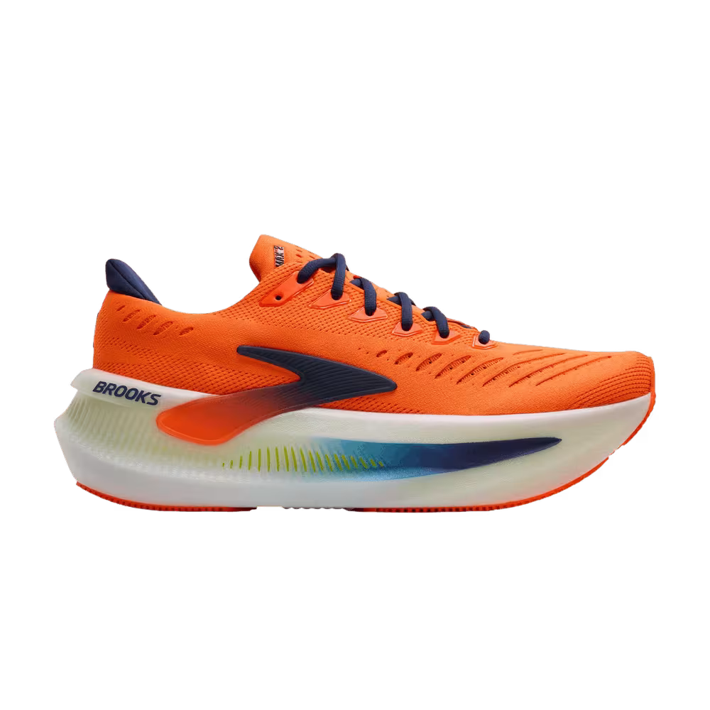 Brooks Glycerin Max 2 Orange Beacon Blue Nightlife