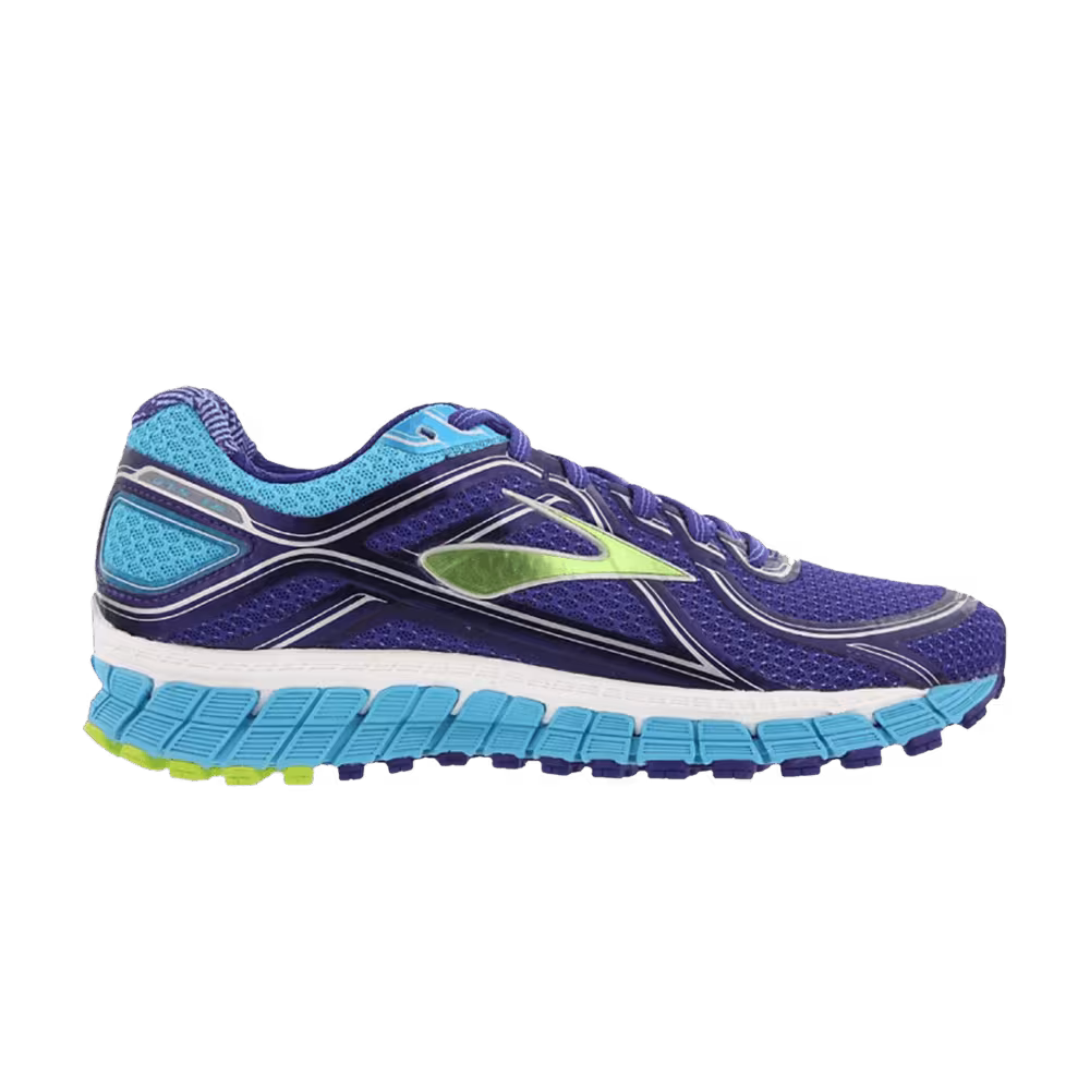 Brooks Women's Adrenaline GTS 16 Spectrum Blue Lime Punch