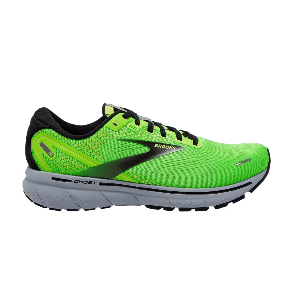Brooks Ghost 14 Green Gecko Black