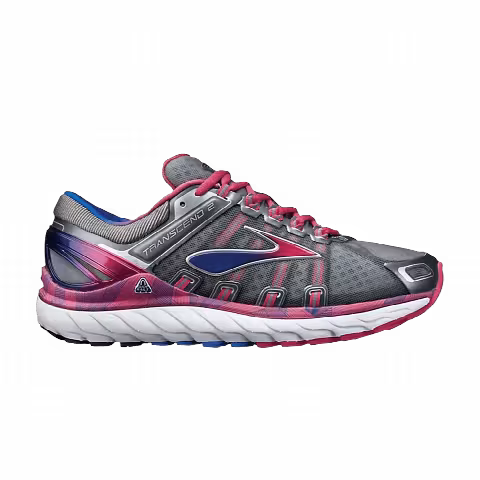 Brooks Wmns Transcend 2 'Metallic Charcoal Raspberry'