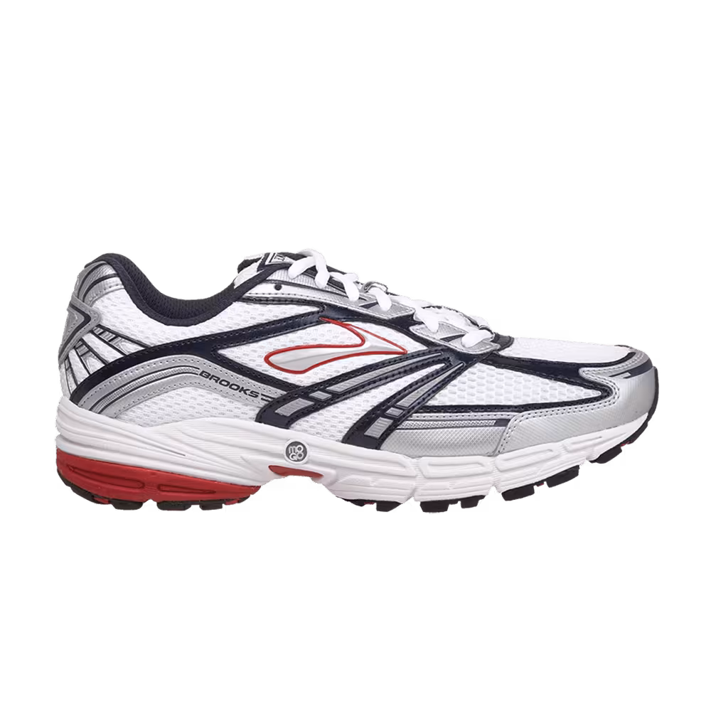 Brooks Defyance 3 B Wide White Obsidian