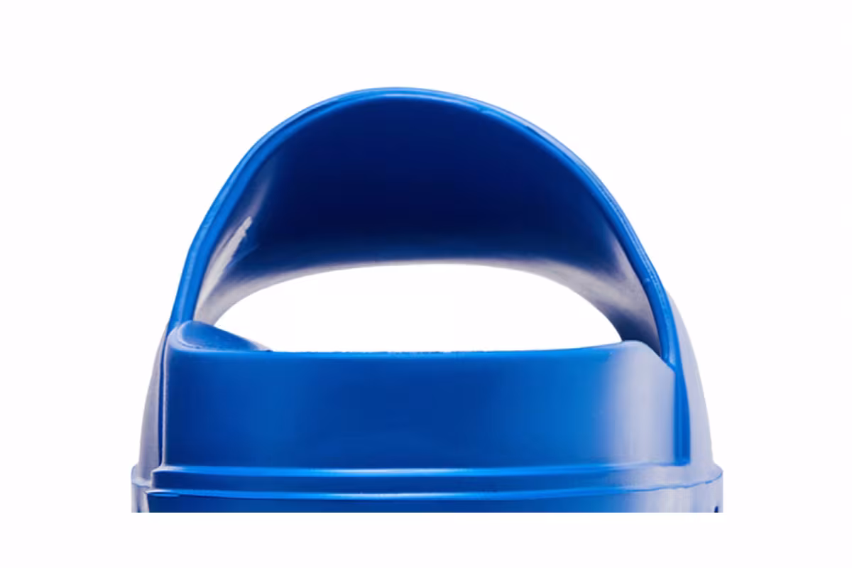 Prada Rubber Slide Sapphire Blue, view 8