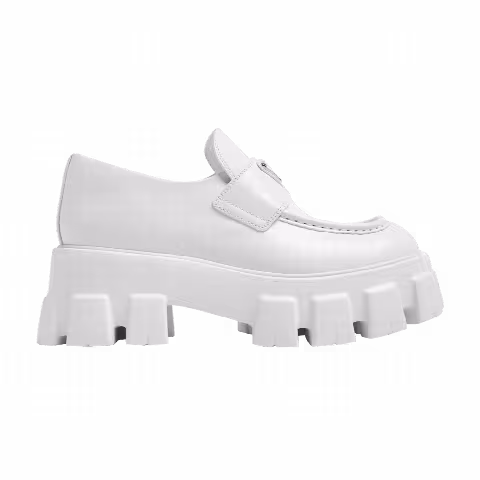 Prada Wmns Monolith Loafer 'White'