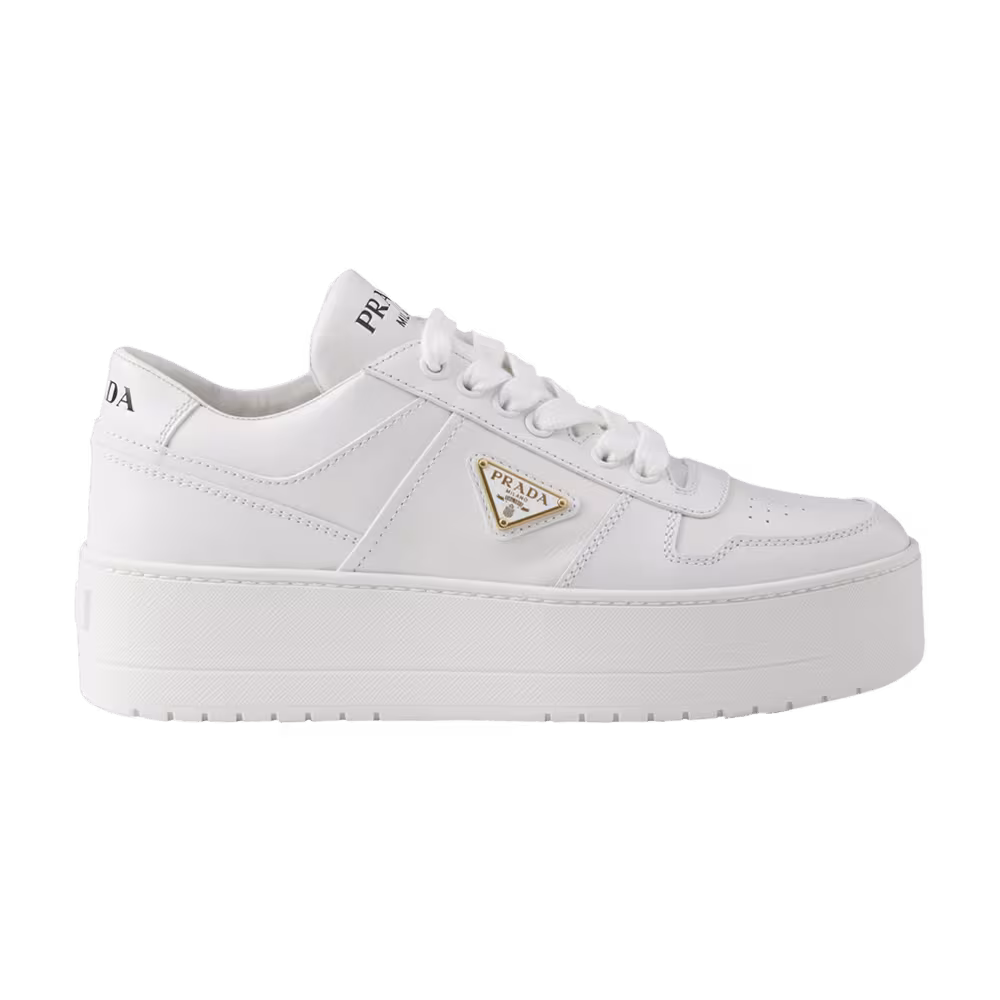 Prada Women's Downtown Bold Leather White