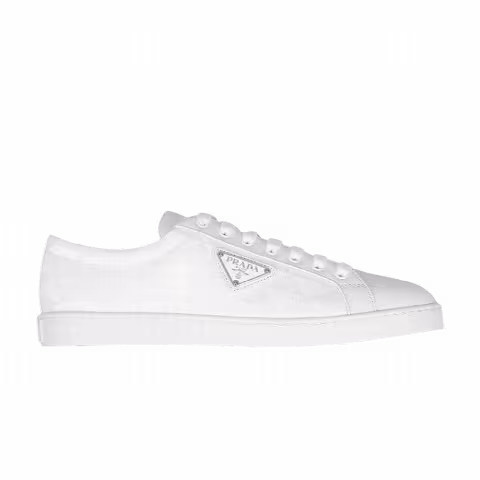 Prada Brushed Leather Sneaker 'White'