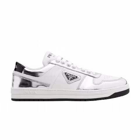 Wmns Prada Downtown Leather 'Silver White'