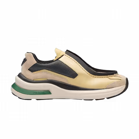 Prada Systeme Brushed Leather Sneaker 'Vanilla Anthracite'