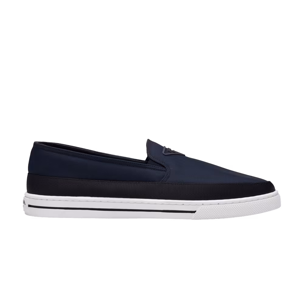 Prada Nylon Slip-On Ultramarine