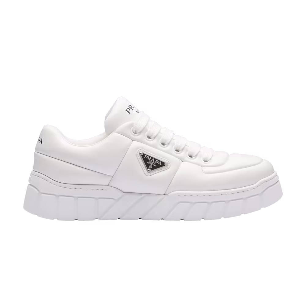 Prada Padded Nappa Leather White
