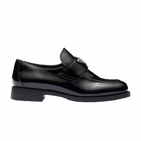 Prada Wmns Patent Leather Loafer 'Black'