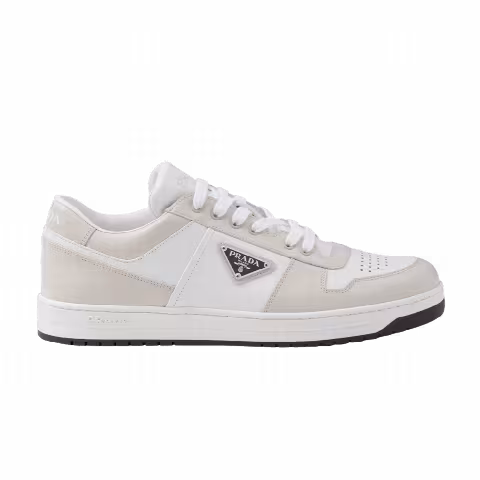 Prada Downtown Leather 'White Dusty Grey'