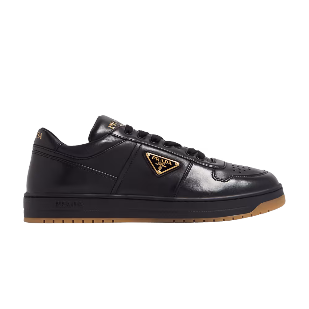 Prada Downtown Leather Black Gold