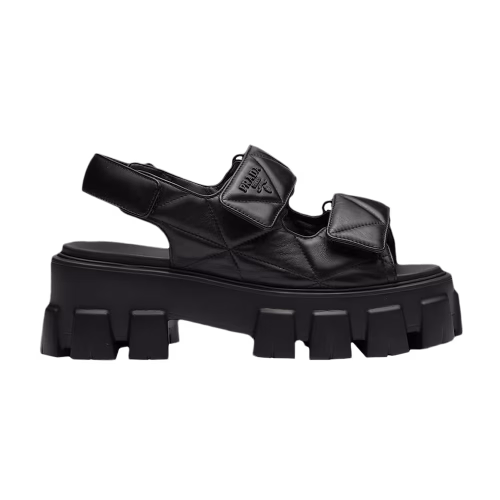 Prada Women's Monolith Sandal Black