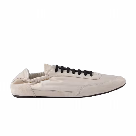 Prada Wmns Collapse Re-Nylon and Suede Sneaker 'Ivory'