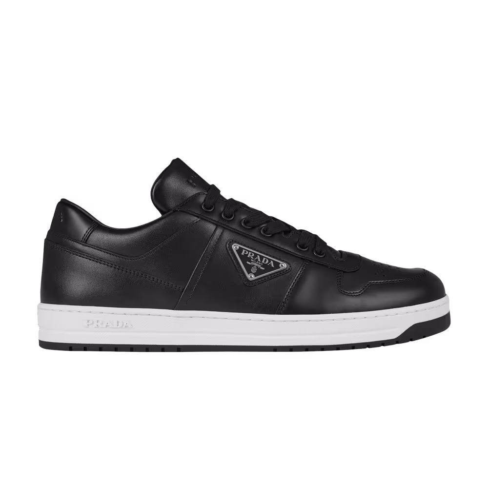 Prada Downtown Leather Black White