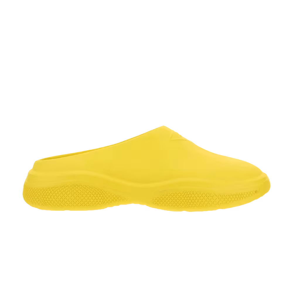 Prada Foam Rubber Mules Yellow