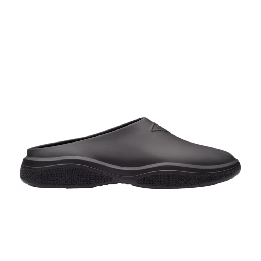 Prada Foam Rubber Mules Black