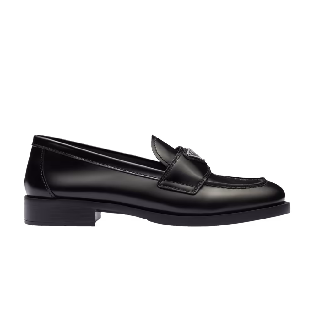 Prada Women's Unlined Loafer Black