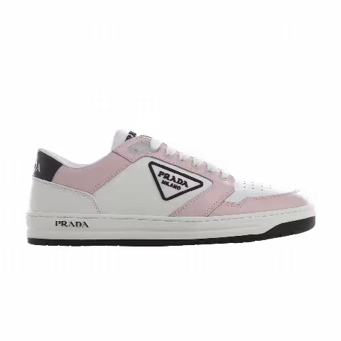 Prada Wmns District Leather Sneaker Low 'Alabaster'