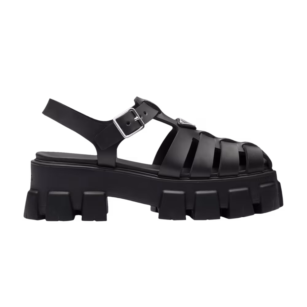 Prada Women's Foam Rubber Sandal Black