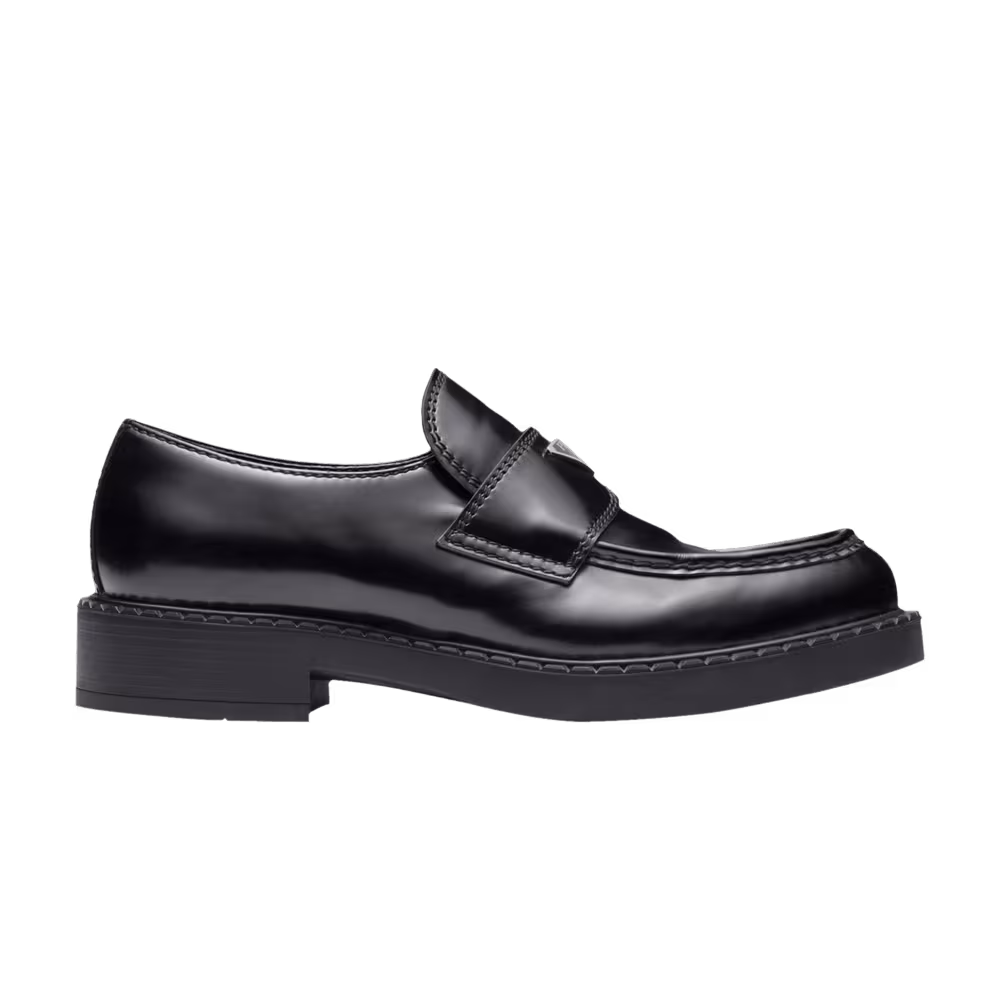Prada Chocolate Loafer Black