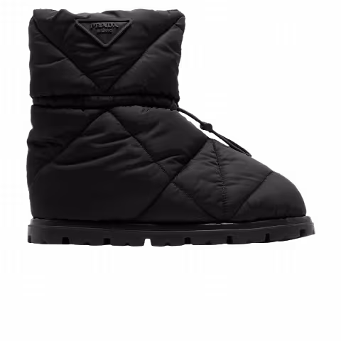 Prada Blow 19 Quilted Nylon Drawstring Boot 'Black'