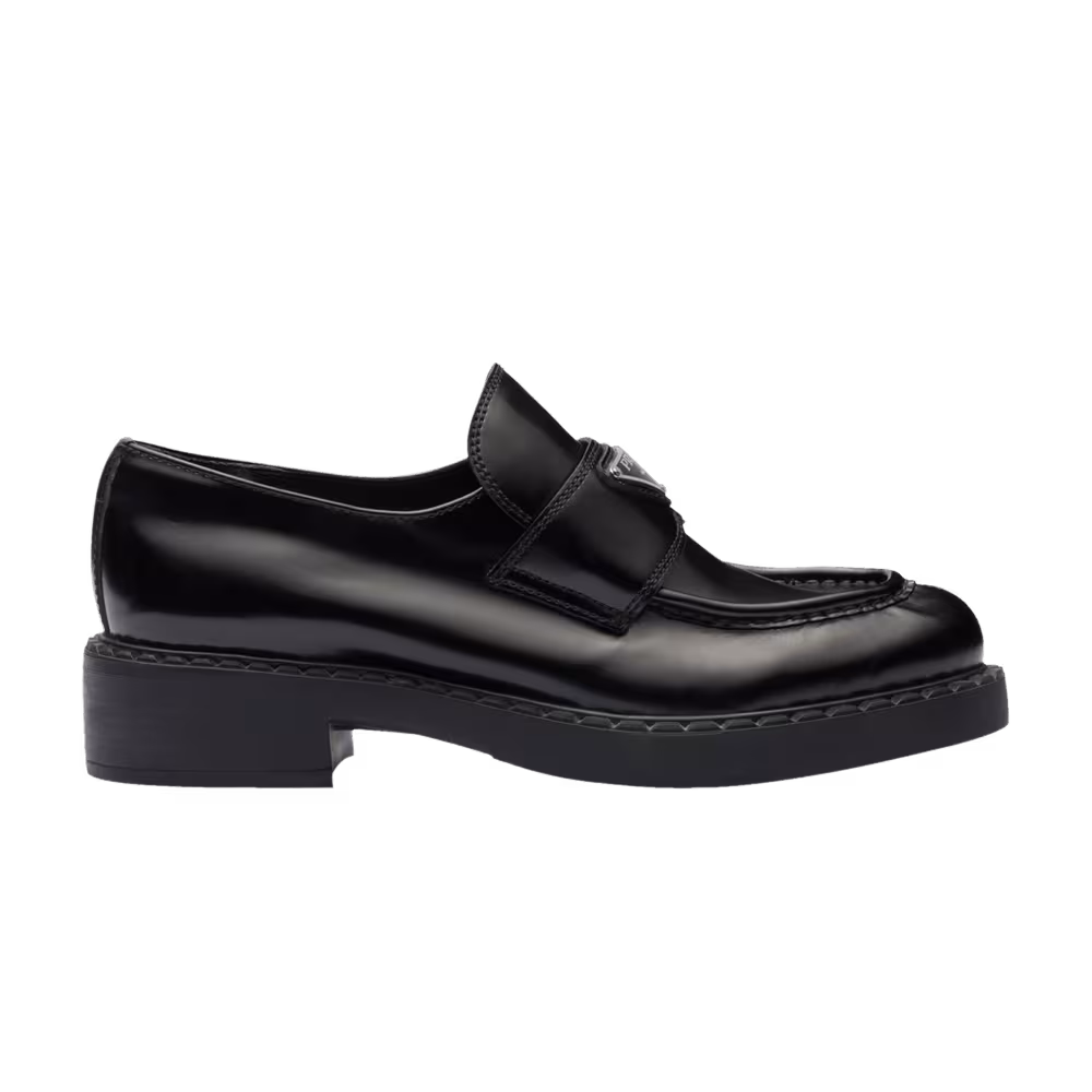 Prada Women's Chocolate Loafer Black