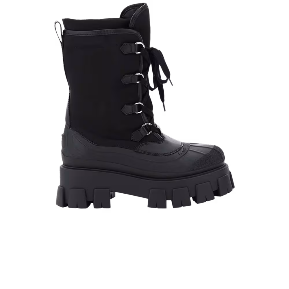 Prada Monolith Women's Chunky Sole Boot Black