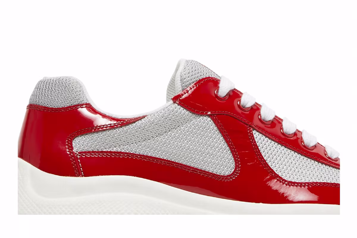 Prada America's Cup Red Silver Patent, view 3