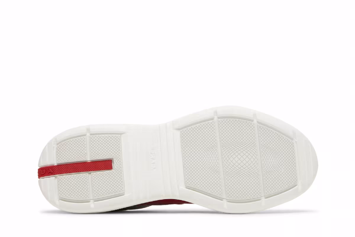 Prada America's Cup Red Silver Patent, view 5